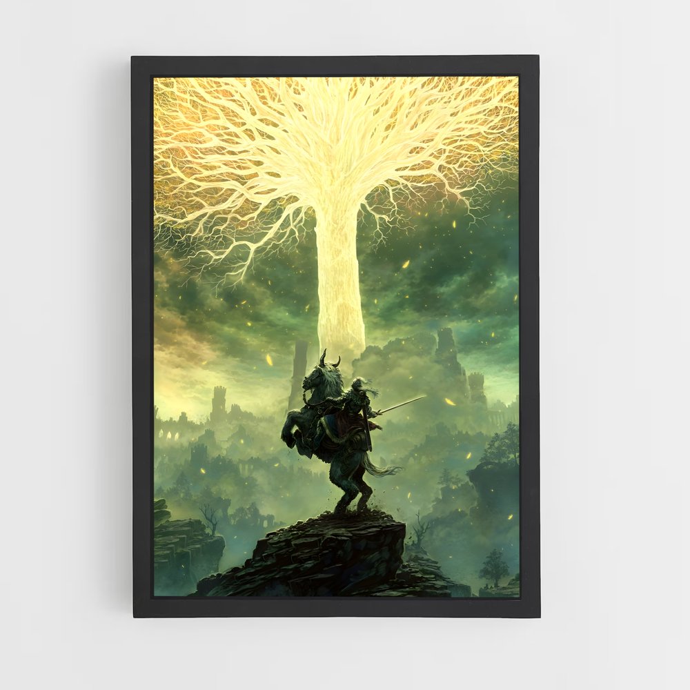 Poster Le Seigneur de la Forêt – affiche Elden Ring (vue 2)